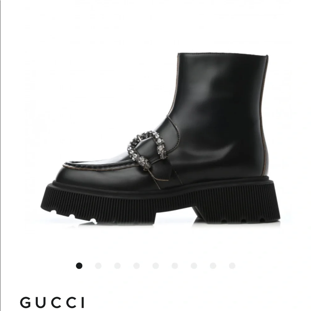 Gucci Cordovan Lux Dionysus Hunder Boots - Picture 3 of 3